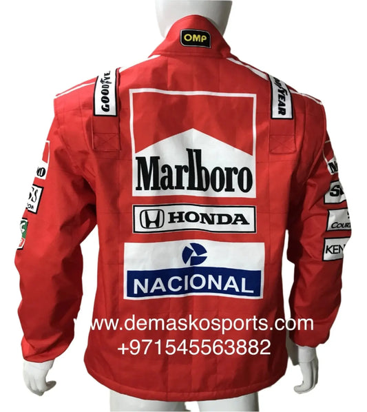 Ayrton Senna Printed F1 Jacket-DemaskoSports - Demasko Sports
