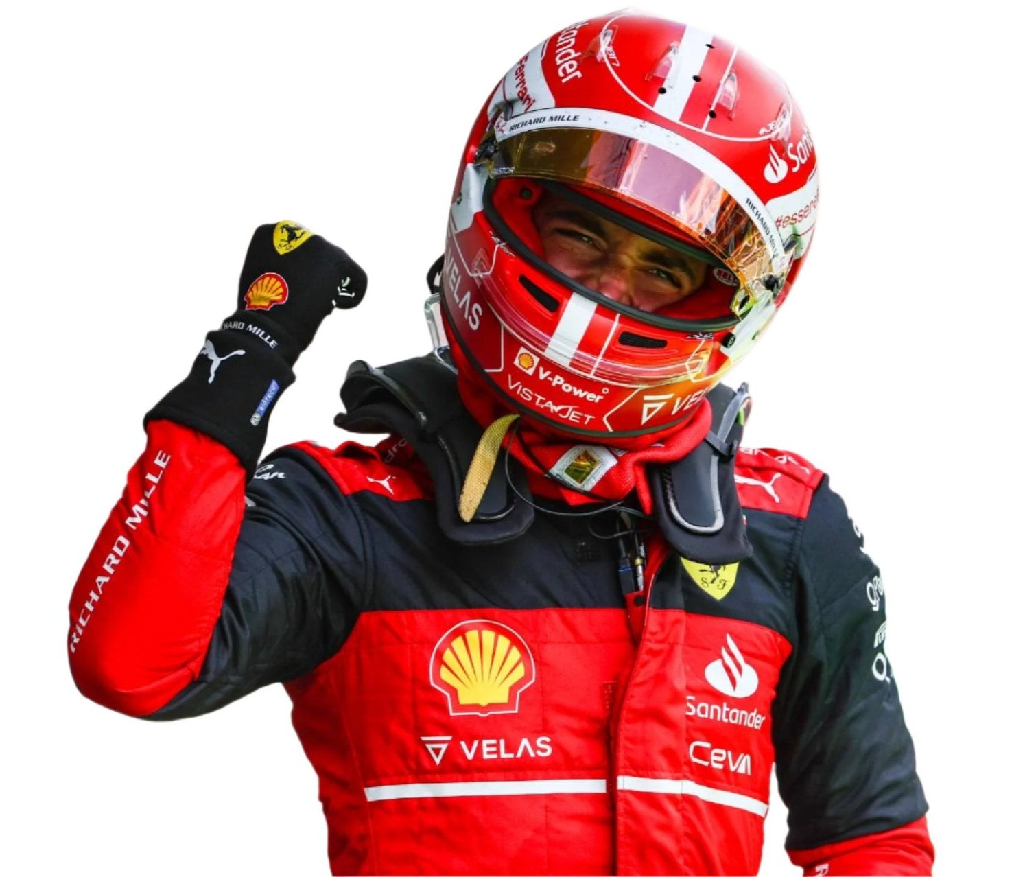 formula one gear Charles Leclerc 2022 F1 Race Suit-DemaskoSports