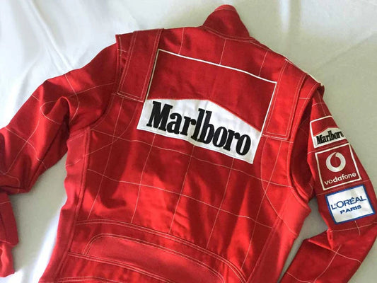 F1 Michael Schumacher 2004 Race suit / Ferrari F1 Embroidery Race Suit Demasko Sports