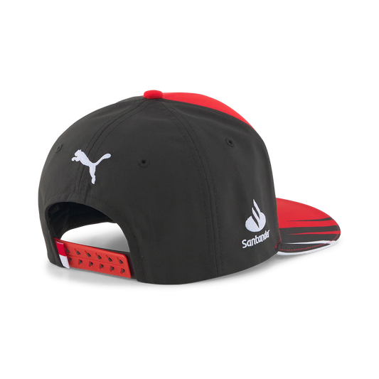 Scuderia Ferrari F1 2022 Charles Leclerc Low Curve Brim Hat - Red demaskosports