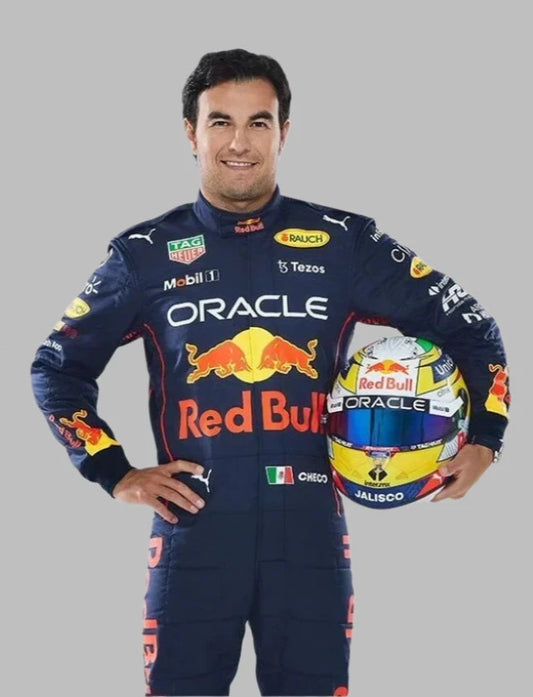 2022 Sergio Perez Red Bull Honda F1 Race Suit - DemaskoSports