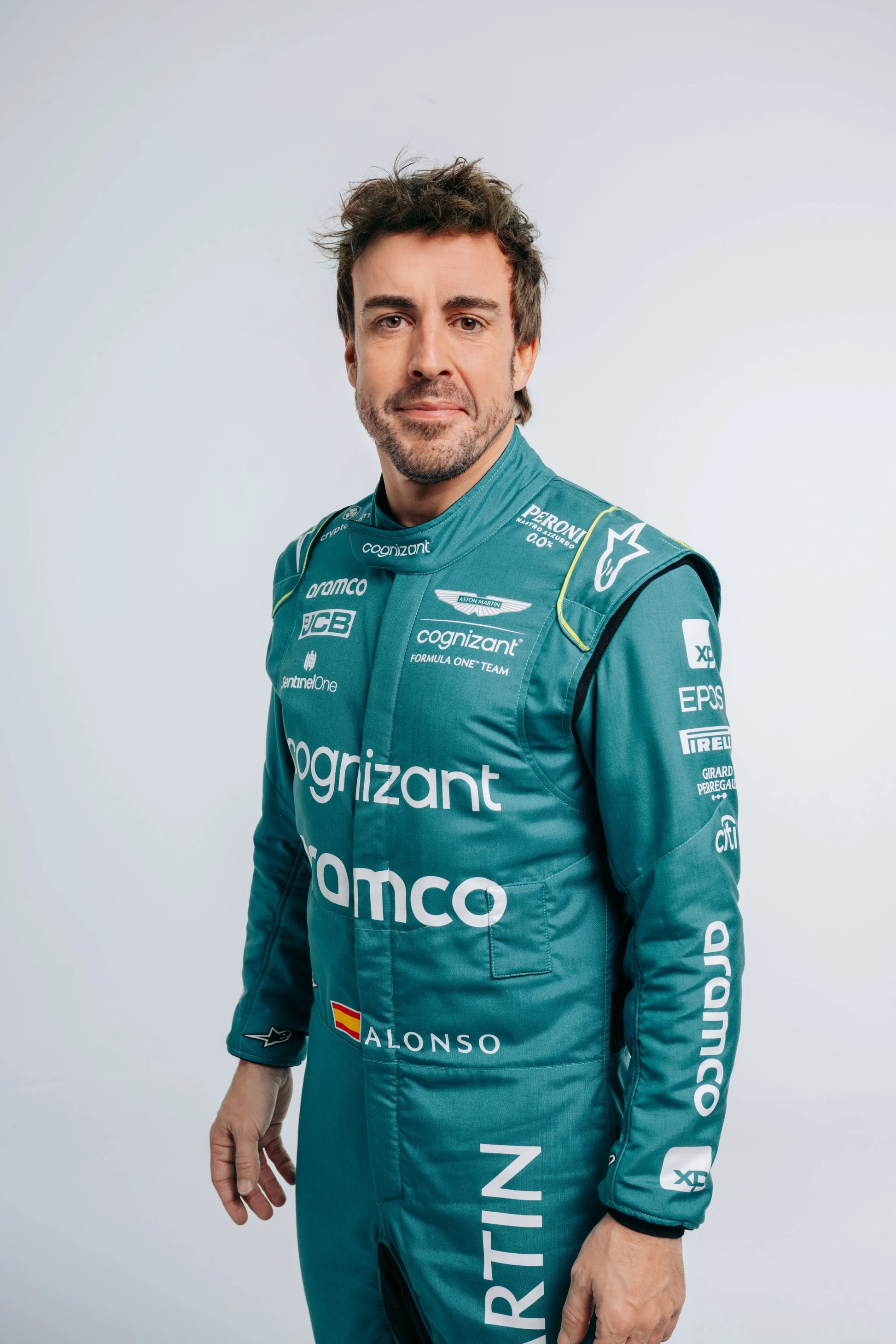 Aston Martin 2023 Alonso F1 Team Replica Race suit-DemaskoSports demaskosports