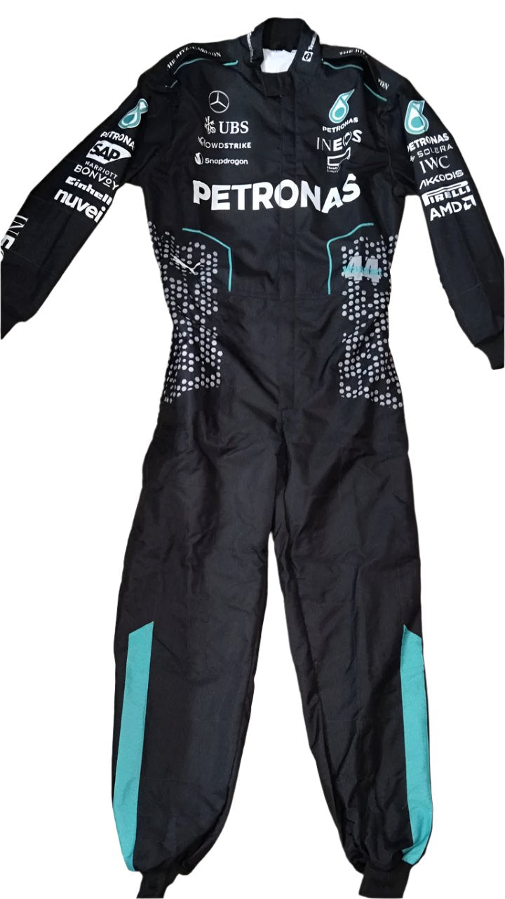 2024 Lewis Hamilton Mercedes F1 Kids Race Suit - demaskosports