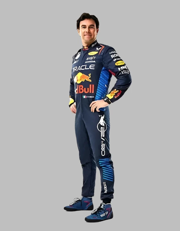 2024 Sergio Perez Red Bull Honda F1 Race Suit - Demasko Sports