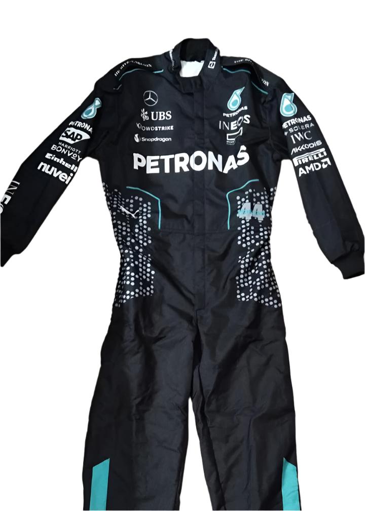 Buy 2024 Lewis Hamilton Mercedes F1 Kids Race Suit | Kart Racing Suit ...