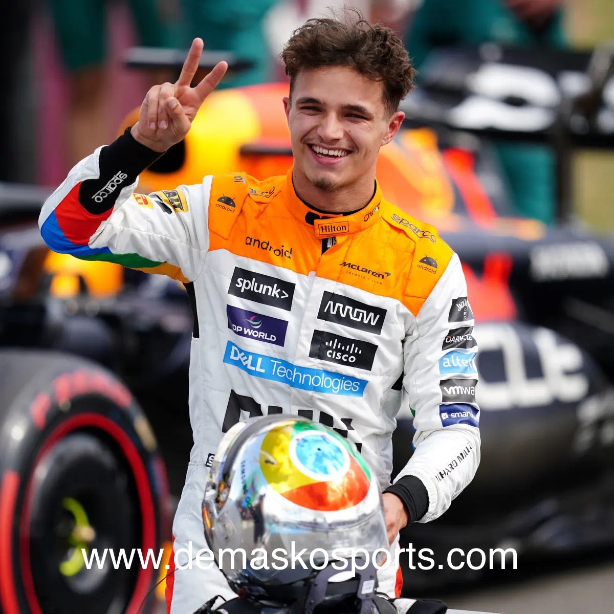 Lando Norris Silverstone 2023 Racing Suit - Official Demasko Gear demaskosports