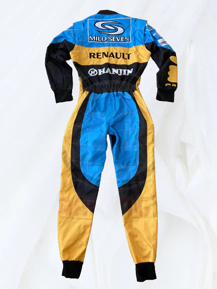 Fernando Alonso 2006 Replica racing suit / Renault F1 | F1 Replica Embroidery Race Suit Demasko Sports