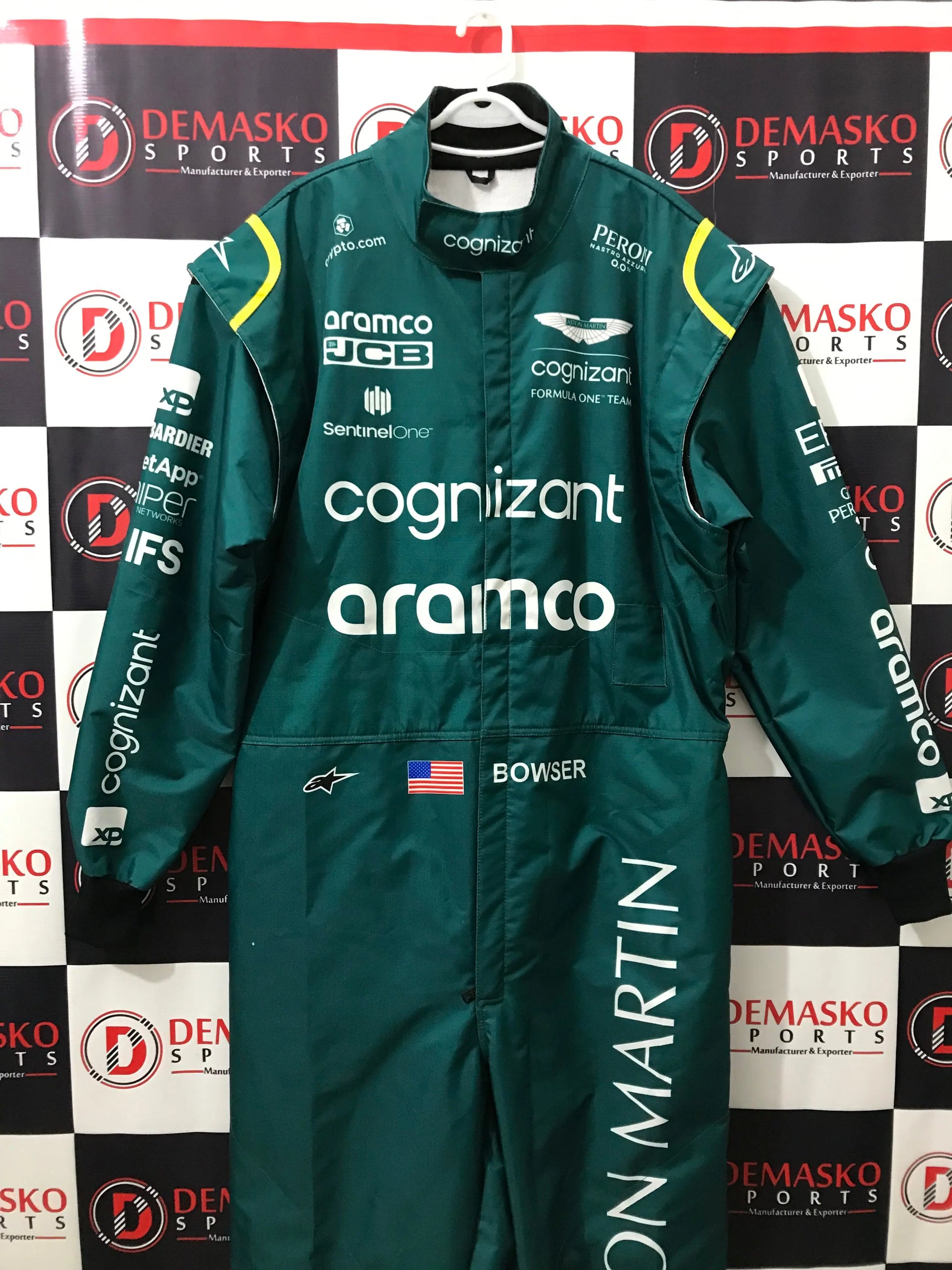 Aston Martin 2023 Alonso Replica F1 Race Suit-DemaskoSports - Demasko Sports