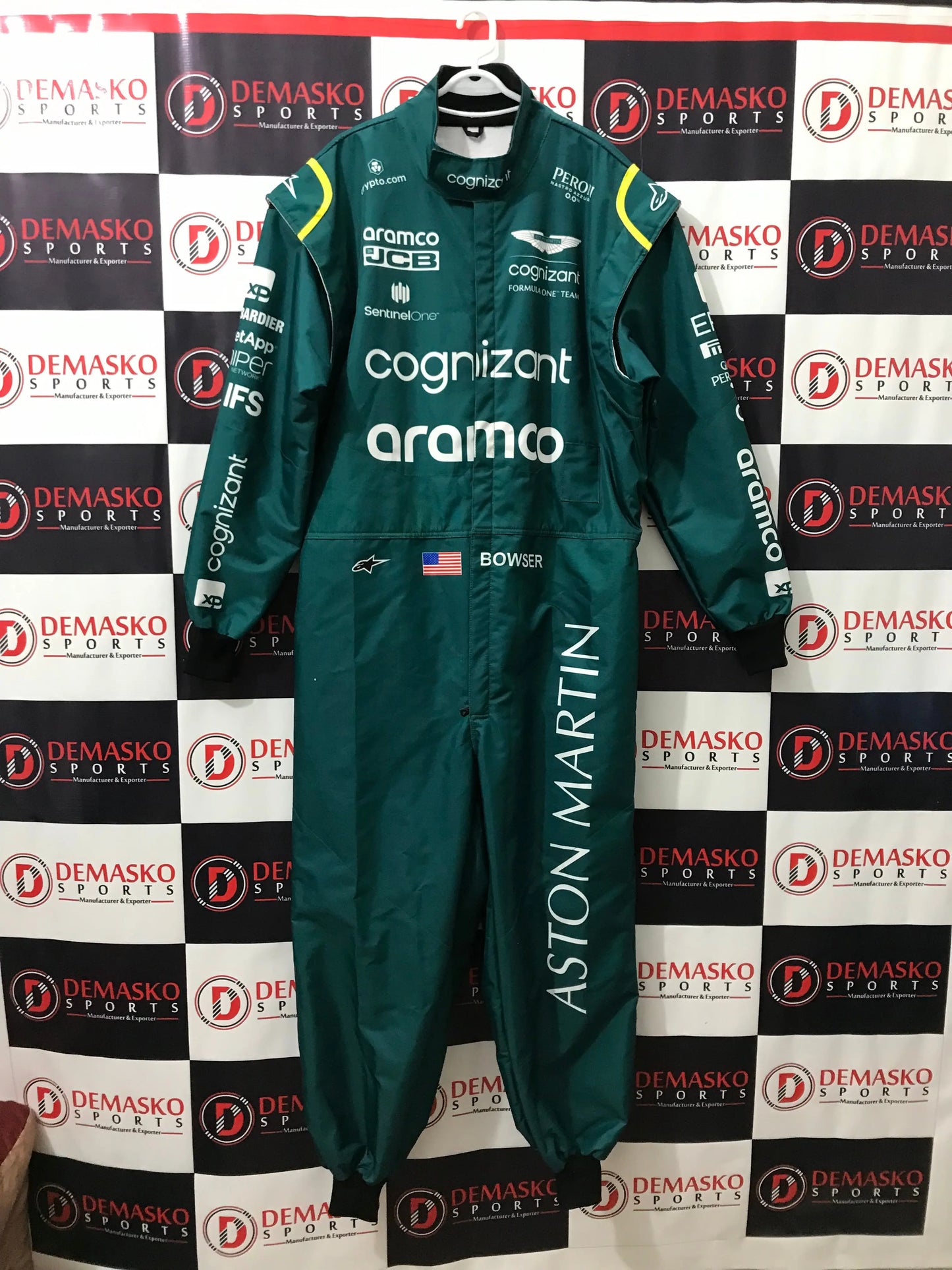 Aston Martin 2023 Alonso Replica F1 Race Suit-DemaskoSports - Demasko Sports