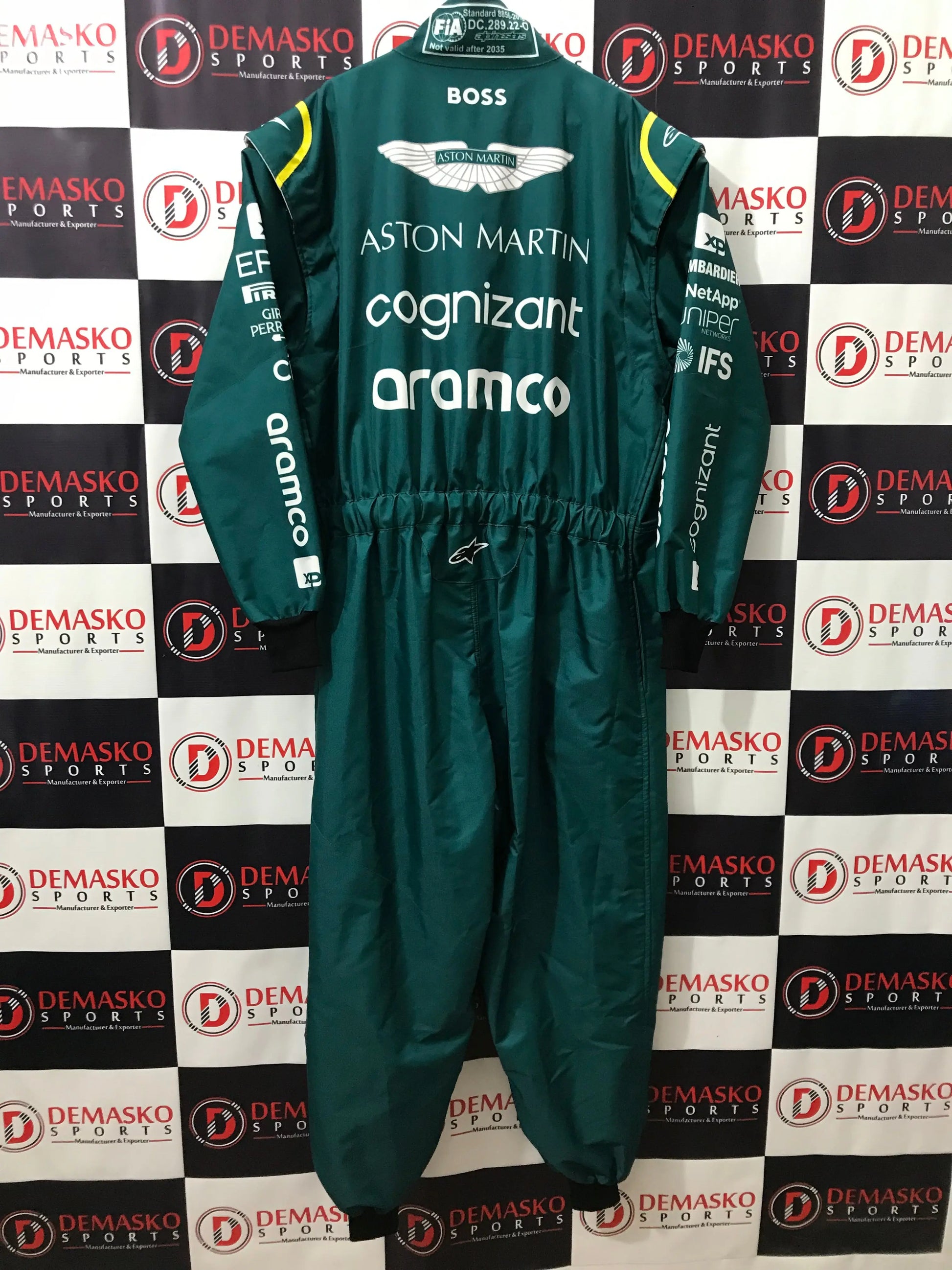 Aston Martin 2023 Alonso Replica F1 Race Suit-DemaskoSports - Demasko Sports