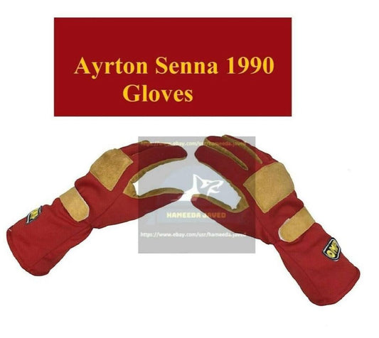 Ayrton Senna 1990 Replica Racing Gloves