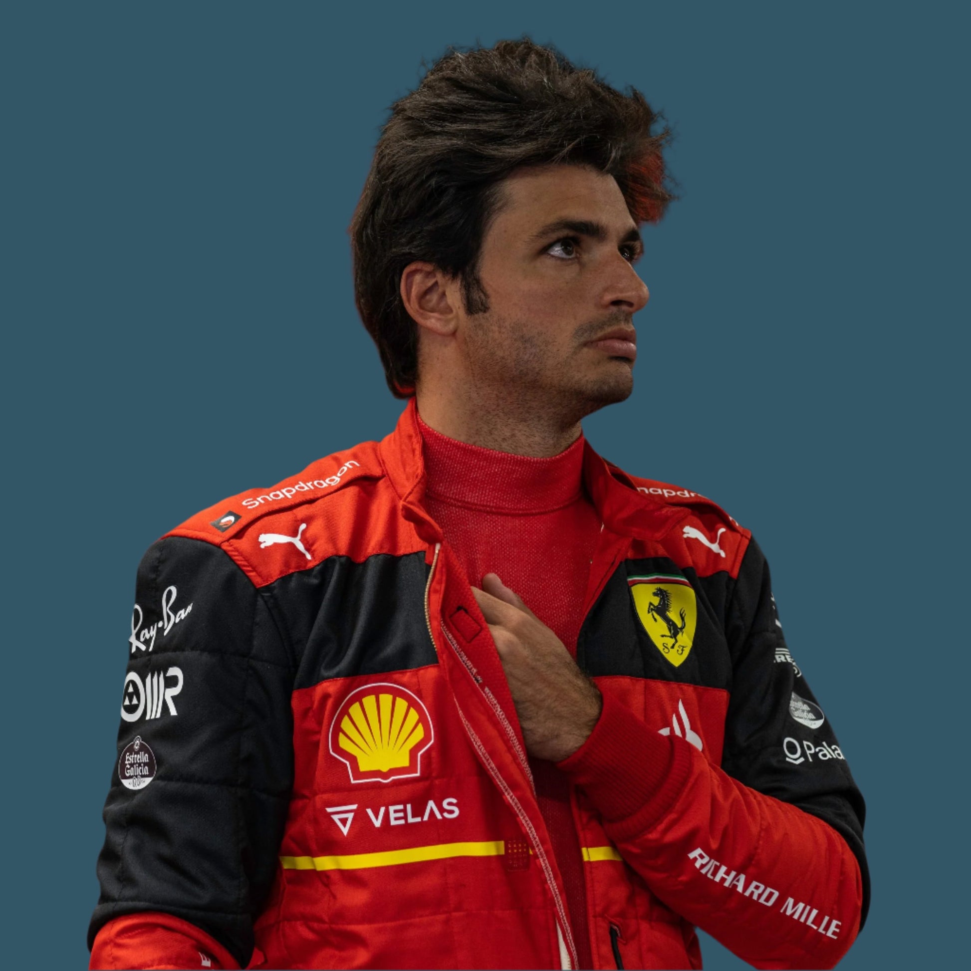 Carlos Sainz 2022 F1 Race Suit-DemaskoSports