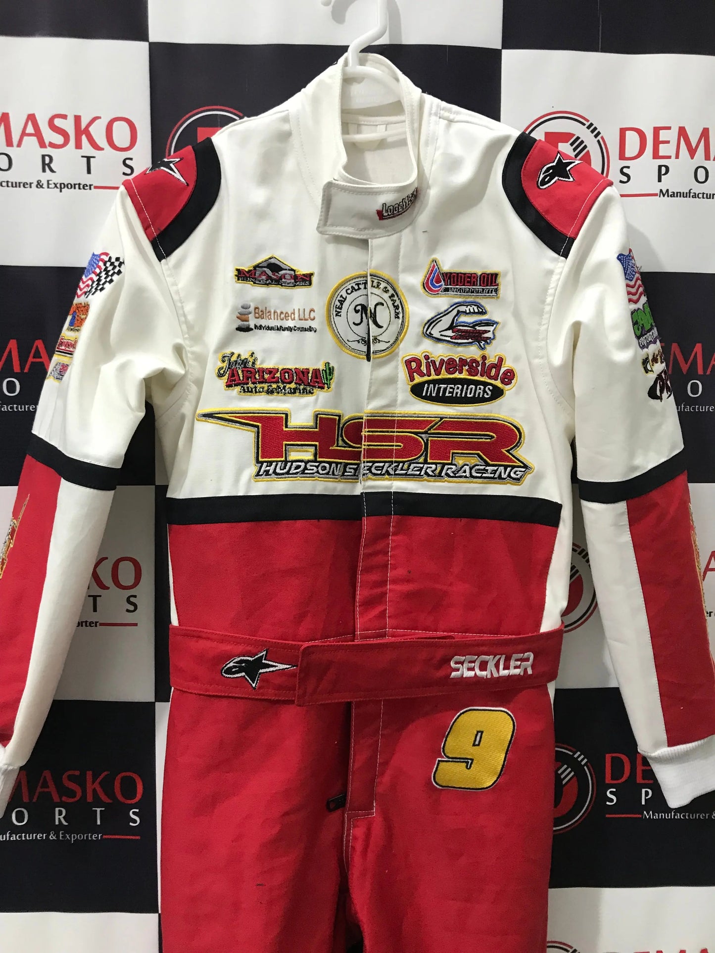 Custom F1 Replica Race Suit-Embroidery Suit-Design-3-DemaskoSports - Demasko Sports