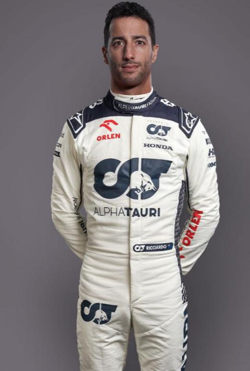 Alphatauri Daniel Ricciardo 2023 F1 Racing Suit demaskosports