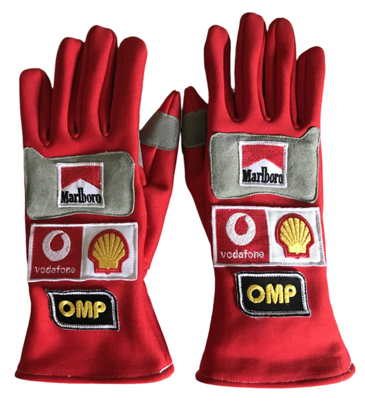 F1 2004 M.Schumacher F1 Race Gloves-DemaskoSports - Demasko Sports