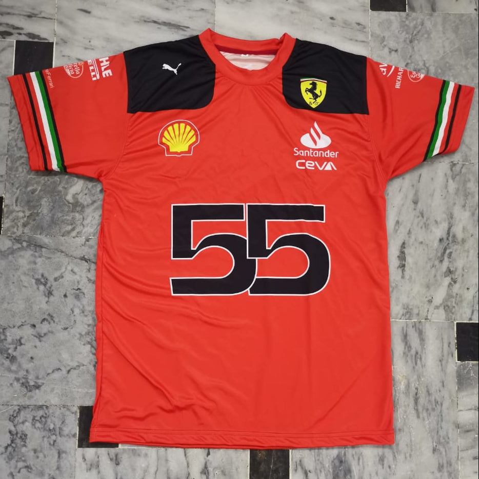 Ferrari Carlos Sainz 2023 F1 T-Shirt