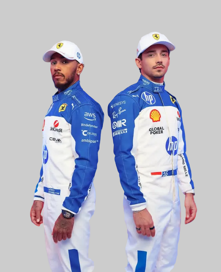 2025 Ferrari suit for Miami GP-DemaskoSports