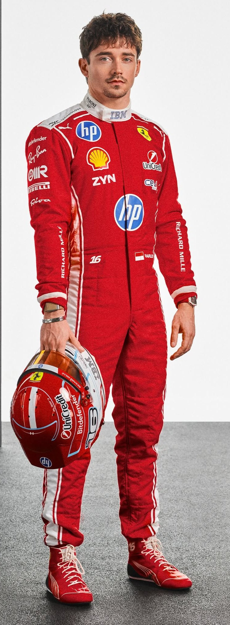2026 Scuderia Ferrari HP Replica Race Suit - Demasko Sports