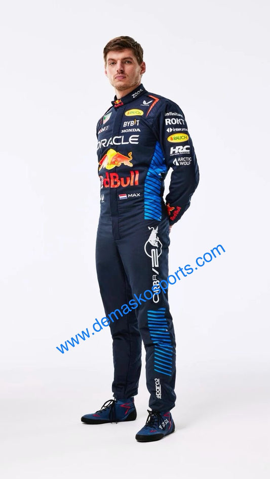 Max Verstappen 2024 New RedBull Race Suit