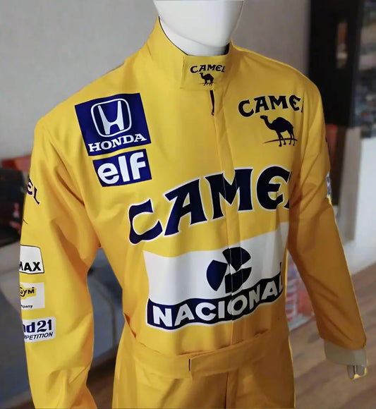 Camel Suit F1 Race Suit - DemaskoSports - Demasko Sports