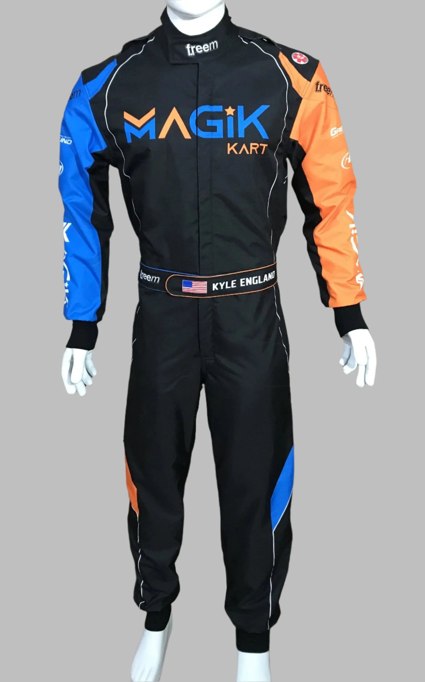 MAJIK KART-FREEM-F1 Replica Race Suit-Design-5-DemaskoSports - Demasko Sports