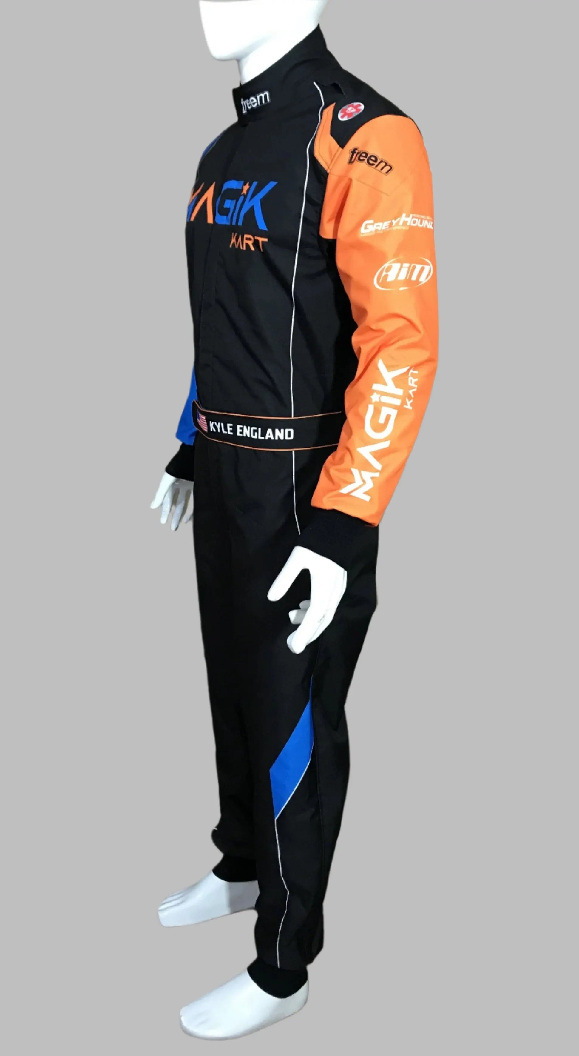 MAJIK KART-FREEM-F1 Replica Race Suit-Design-5-DemaskoSports - Demasko Sports