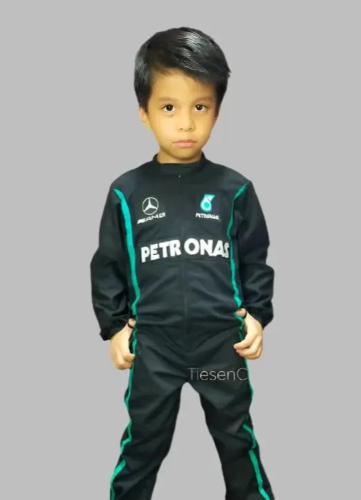 F1 Mercedes Kids Race Suit-DemaskoSports - Demasko Sports