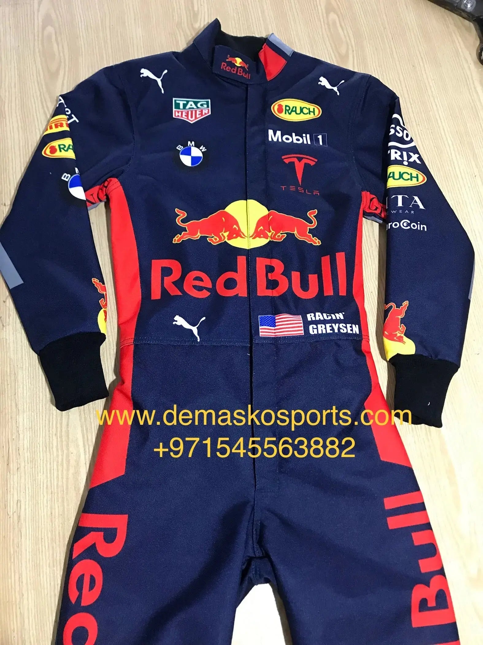 Red Bull Kids F1 Race Suit 2019-DemaskoSports - Demasko Sports