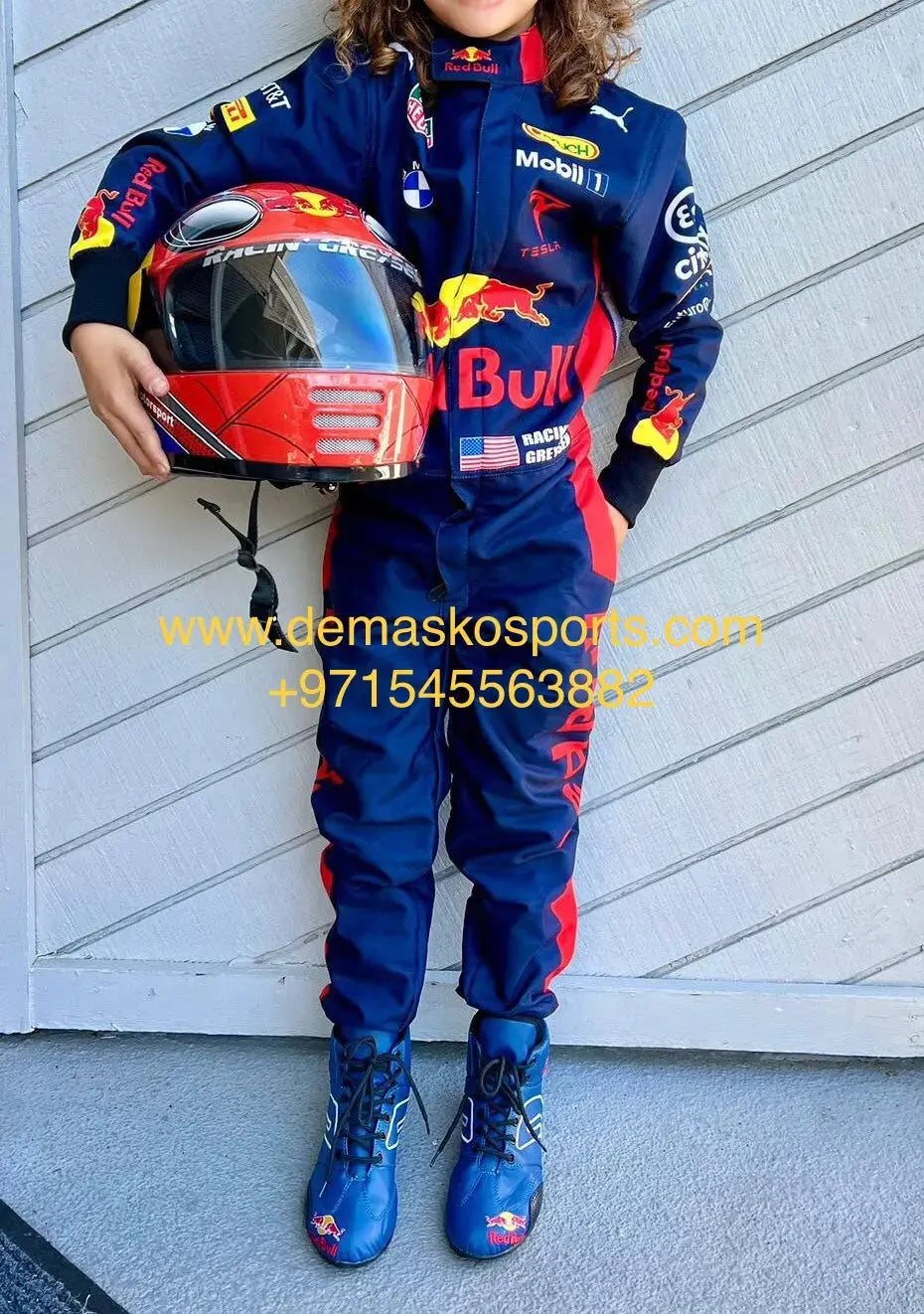 Red Bull Kids F1 Race Suit 2019-DemaskoSports - Demasko Sports