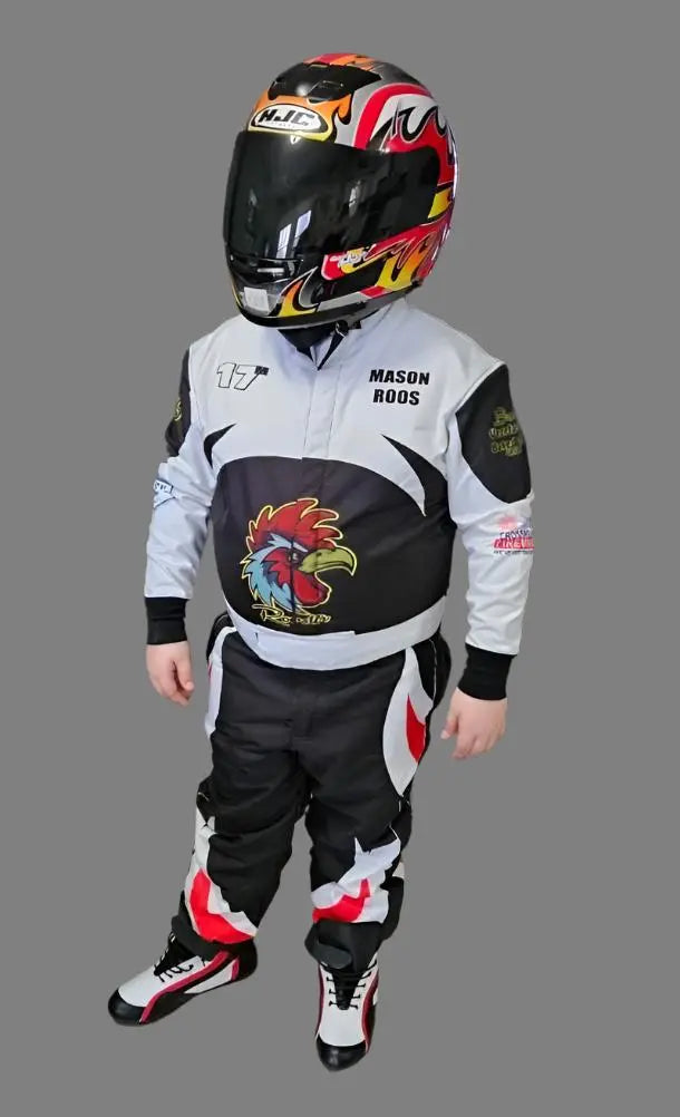 Rooster Kids Custom Design Race Suit-DemaskoSports - Demasko Sports