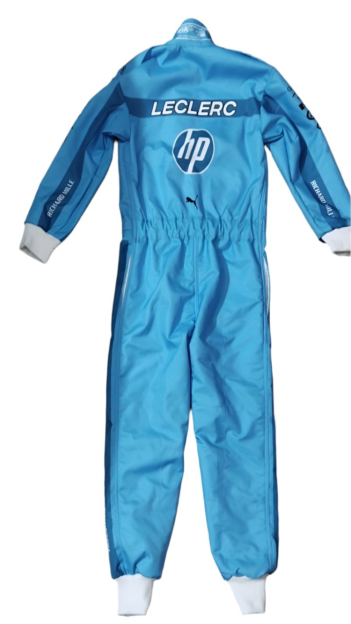 Scuderia Ferrari Charles Leclerc HP Miami F1 Kids Race Suit - demaskosports