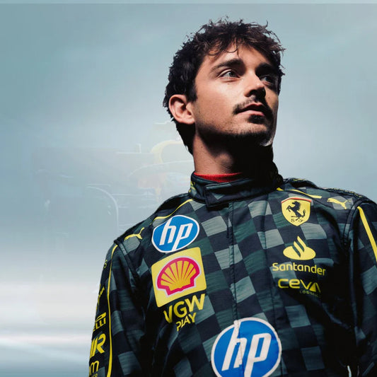 charles leclerc Scuderia Ferrari HP's carbon-fibre race suits Italian Grand Prix demaskosports