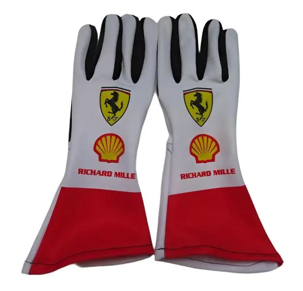 2023 Charles Leclerc Ferrari F1 Race Gloves-MONACO GP - Demasko Sports