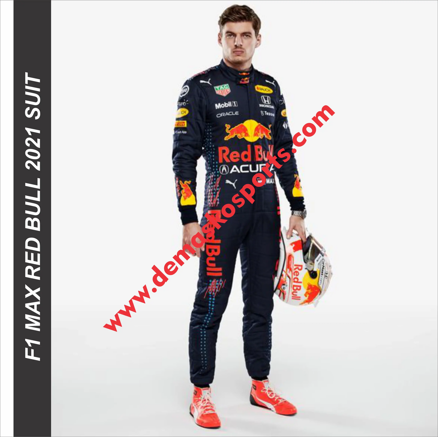 F1 MAX RED BULL VERSTAPPEN 2021 PRINTED RACE SUIT