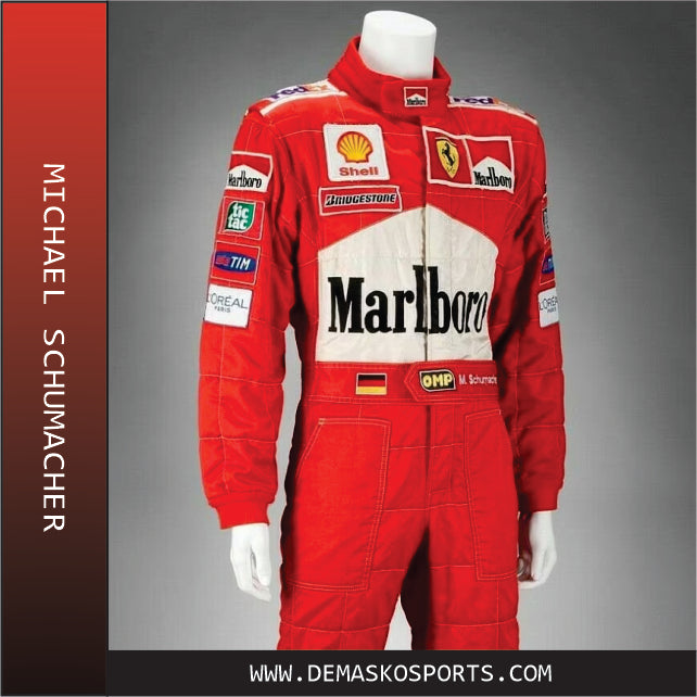 F1 Michael Schumacher 2001 printed Race suit