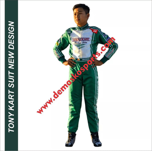 TONY KART NEW DESIGN FOR THE RACE SUIT BY OMP demaskosports